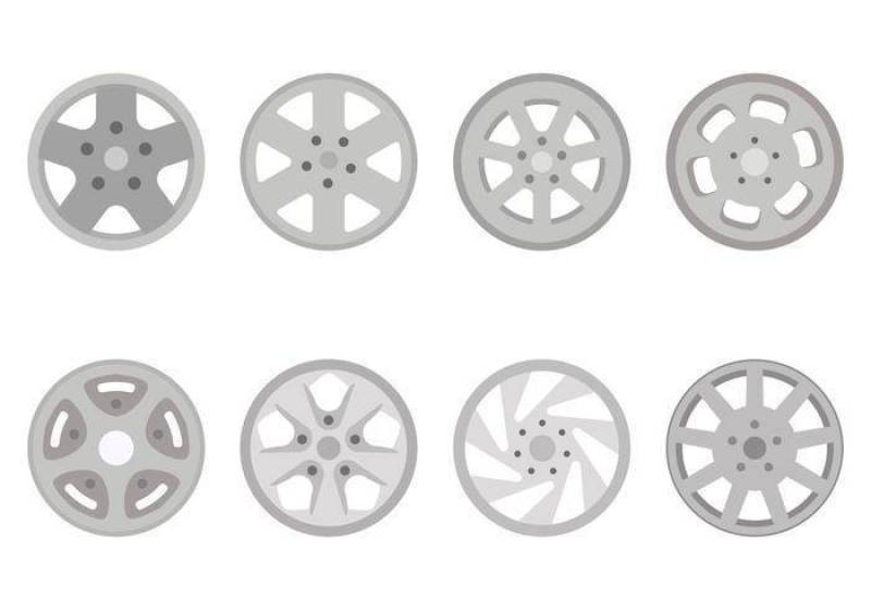 平的轮毂罩载体
