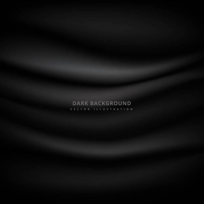黑暗的背景与布纹理矢量设计插画