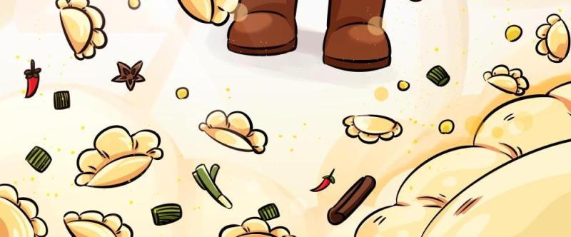 中国传统文化二十四节气冬至插画海报背景配图PSD竖版素材53