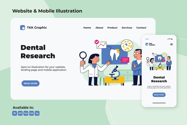 牙科研究、牙科口腔网络和手机界面插画设计矢量素材Dental research, dentistry web and mobile 牙科研究、牙科口腔网络和手机界面插画设计矢量素材Dental research, dentistry web and mobile