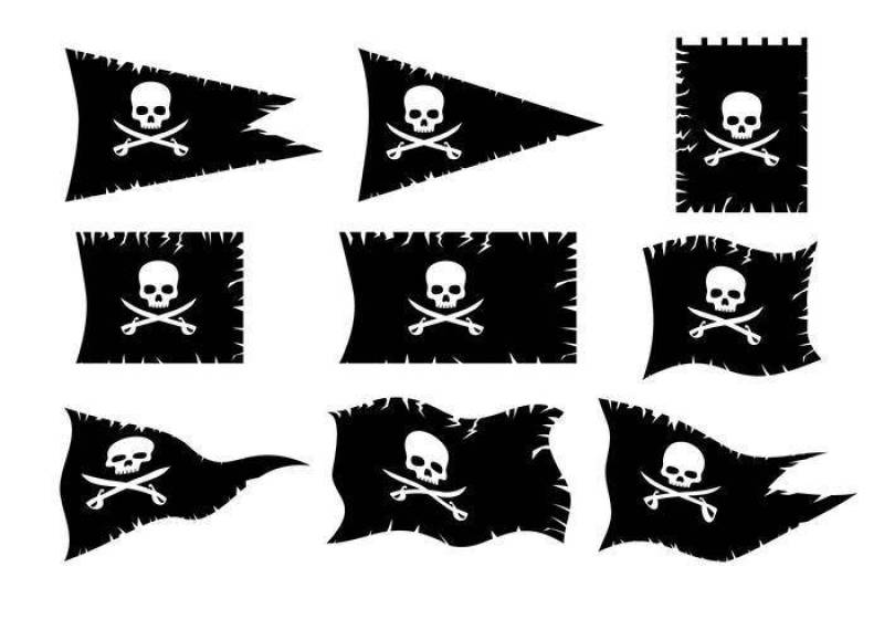 海盗旗矢量包