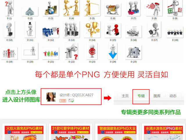 3D商务立体小人设计海报素材 3D商务立体小人设计海报素材
