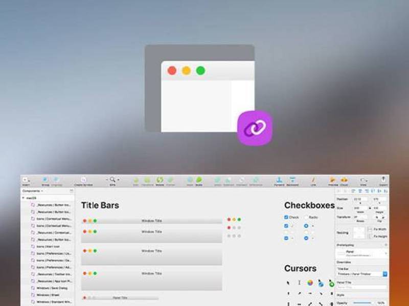 macOS 界面设计库