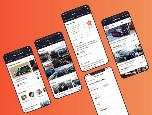 Vola Cars Premium iOS App UI套件Sketch，Vola Cars Premium iOS App UI套件Sketch