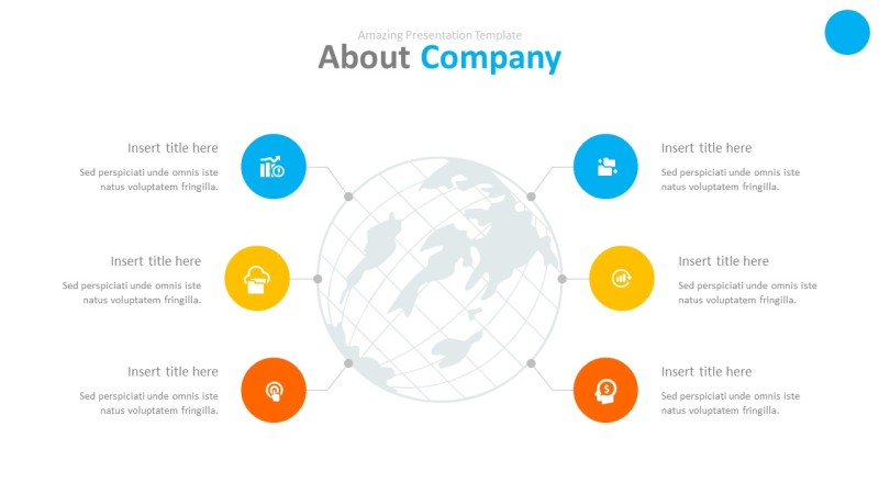活力多彩PPT信息可视化图表9