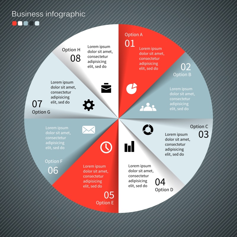 信息图形集合4704