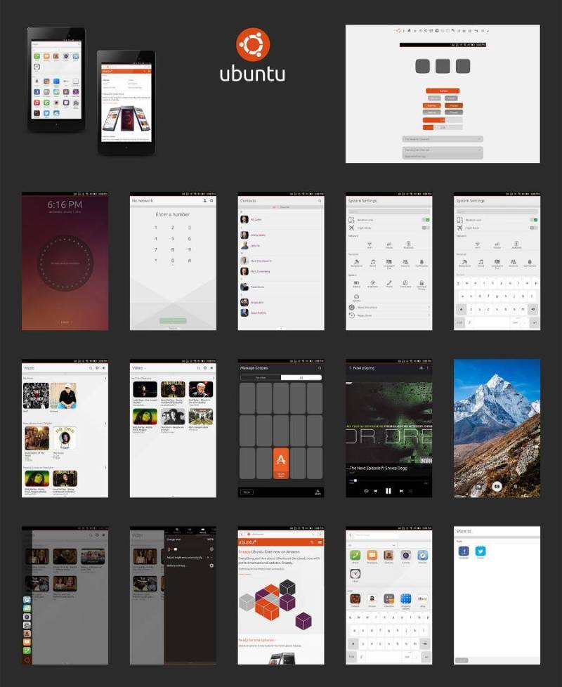 Ubuntu Touch GUI
