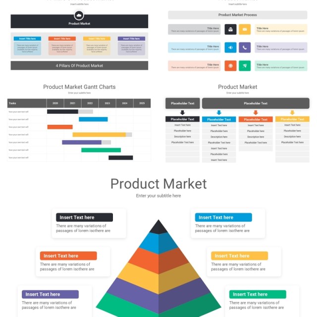 产品聚焦信息图PPT模板Product Focus