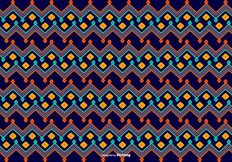 迪雅克风格图案背景