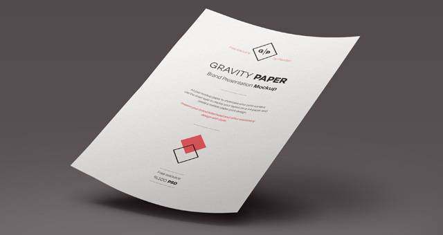 Psd A4 Paper Mock-Up Vol4