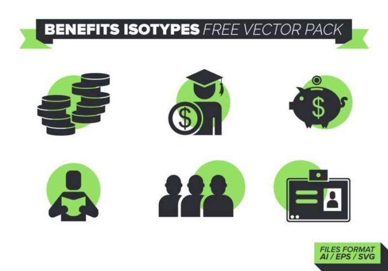 益处Isotypes 矢量包