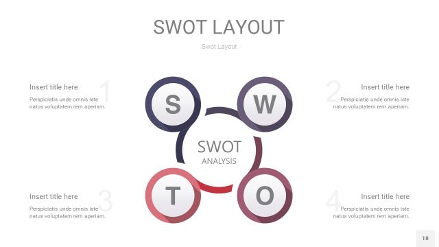 莫兰迪紫色SWOT图表PPT18 莫兰迪紫色SWOT图表PPT18