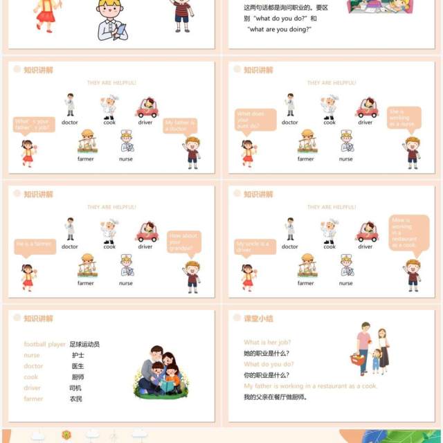 部编版四年级英语上册Meet my family第4课时课件PPT模板 部编版四年级英语上册Meet my family第4课时课件PPT模板