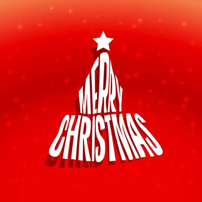 圣诞快乐写入文本