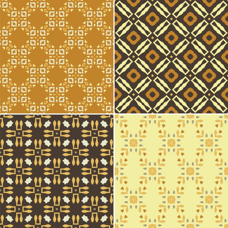 优雅的几何无缝图案集合08