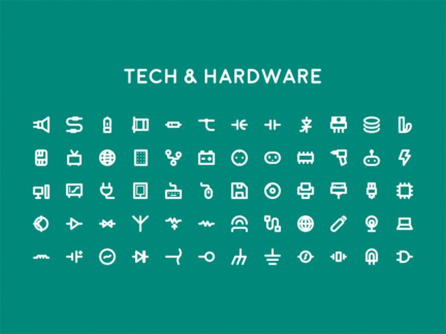 600个小小的图标，史诗般的小图标