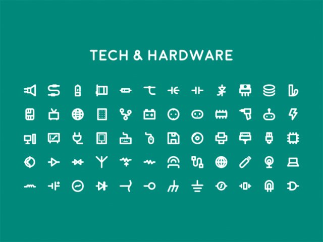 600个小小的图标，史诗般的小图标