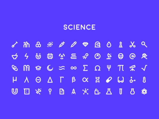 600个小小的图标，史诗般的小图标