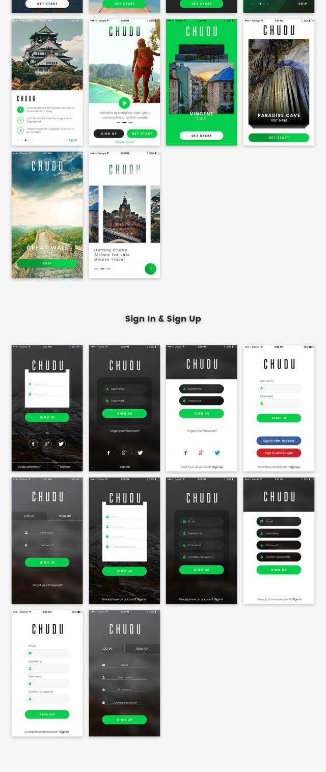 用于Sketch&Photoshop的iOS移动应用UI工具包,Chudu移动UI工具包 用于Sketch&Photoshop的iOS移动应用UI工具包,Chudu移动UI工具包