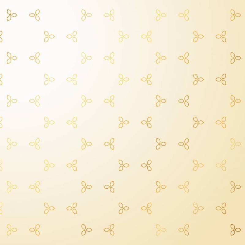 可爱的金色小花装饰图案