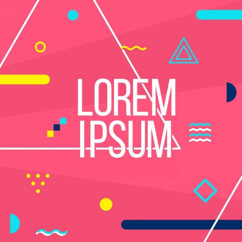 抽象的孟菲斯背景