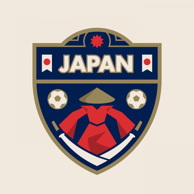 日本世界杯足球徽章