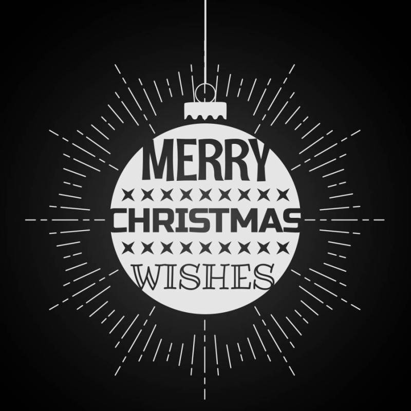 圣诞节祝福圣诞节球