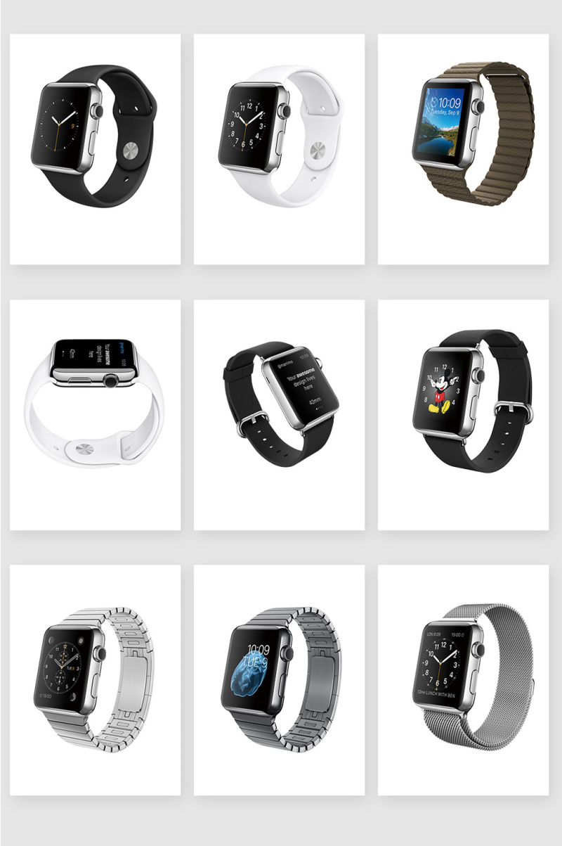 电子产品运动手表素材