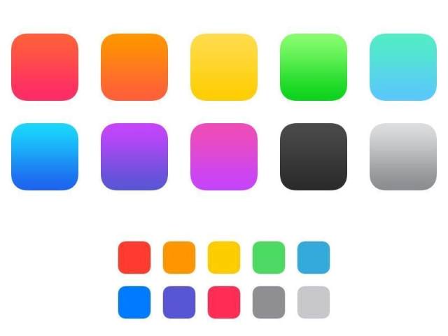 【ios7系列素材5】ios7色板 psd 【ios7系列素材5】ios7色板 psd