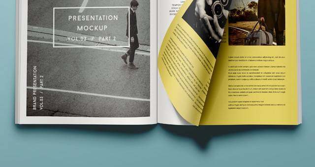 Psd Magazine Mockup View Vol3-2 Psd Magazine Mockup View Vol3-2