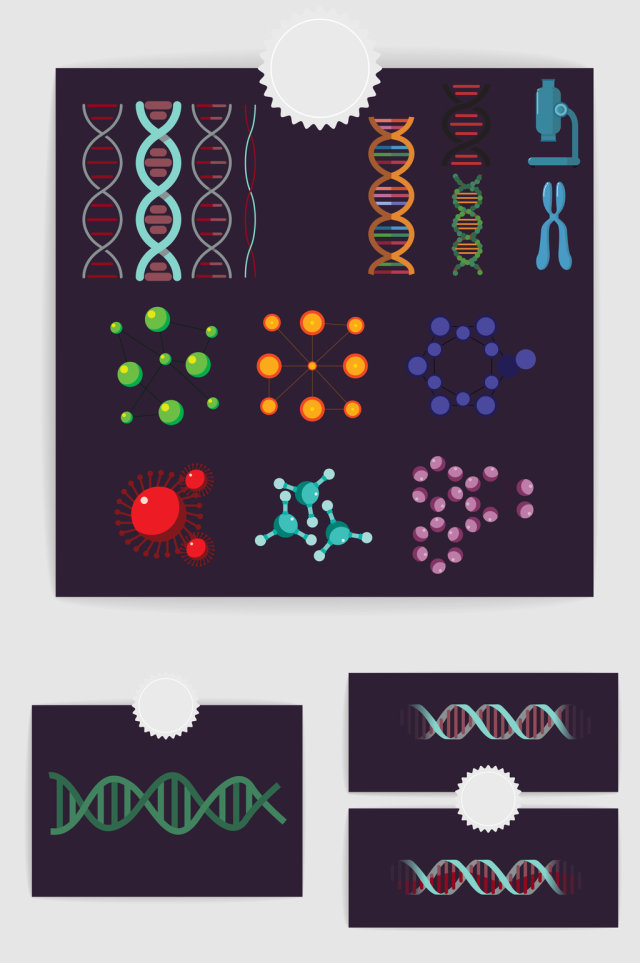 矢量遗传基因素材