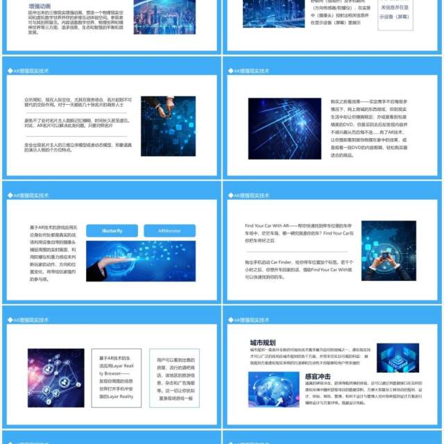 AR增强现实技术增强现实技术的现在与未来动态PPT模板 AR增强现实技术增强现实技术的现在与未来动态PPT模板