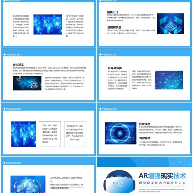 AR增强现实技术增强现实技术的现在与未来动态PPT模板