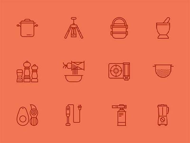 30 枚厨房图标