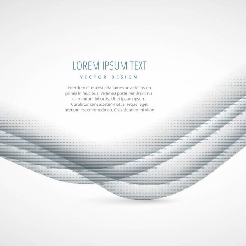 抽象的灰色波背景设计插图