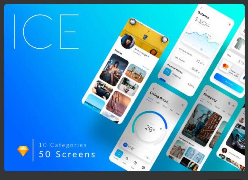 ICE多用途iOS用户界面工具包ICE Multipurpose iOS UI Kit