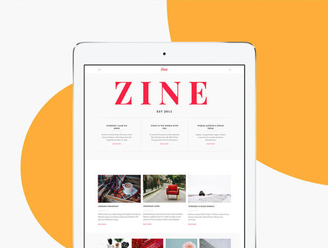 Zine UI Kit轻松构建您的博客，杂志或在线报纸