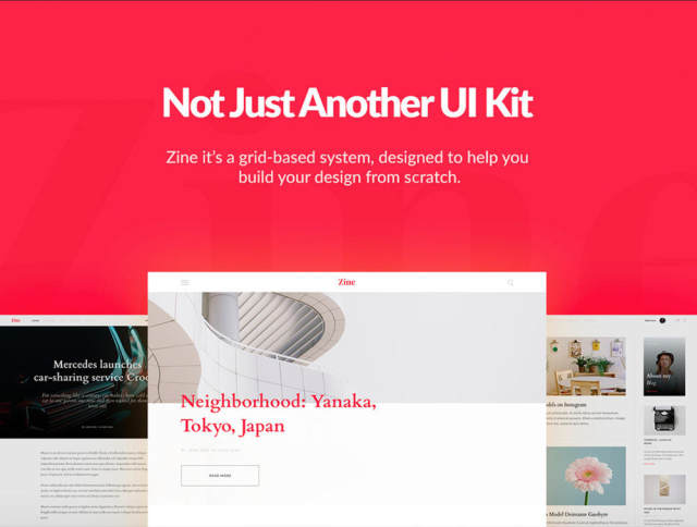 Zine UI Kit轻松构建您的博客,杂志或在线报纸 Zine UI Kit轻松构建您的博客,杂志或在线报纸