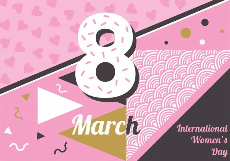 国际妇女节的矢量设计