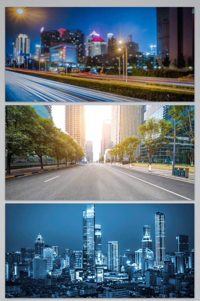 城市街道建筑背景图 城市街道建筑背景图