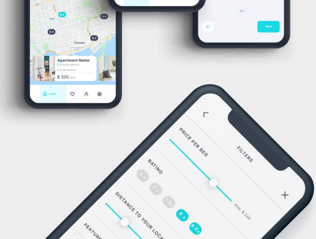 高品质的房间预订App UI套件专为Sketch和Adobe XD。,Roomate iOS UI套件而设计 高品质的房间预订App UI套件专为Sketch和Adobe XD。,Roomate iOS UI套件而设计