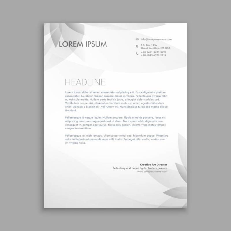 创意花信笺模板矢量设计插画