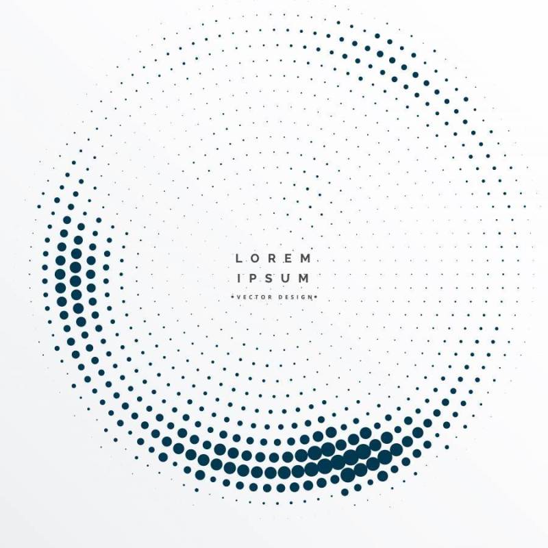 半色调点框架背景设计