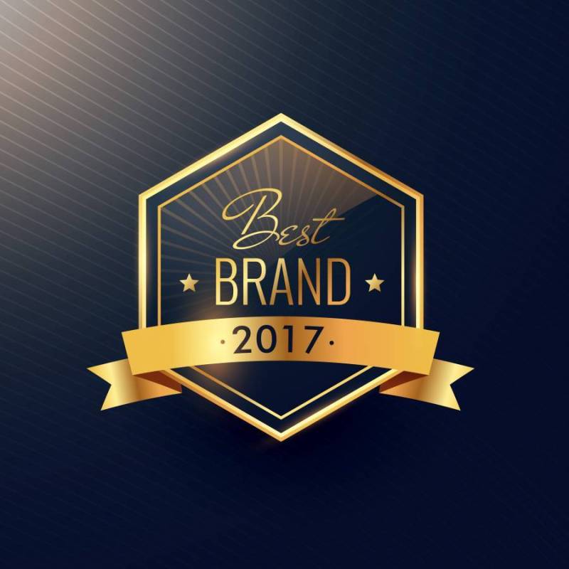 2017金色标签设计的最佳品牌