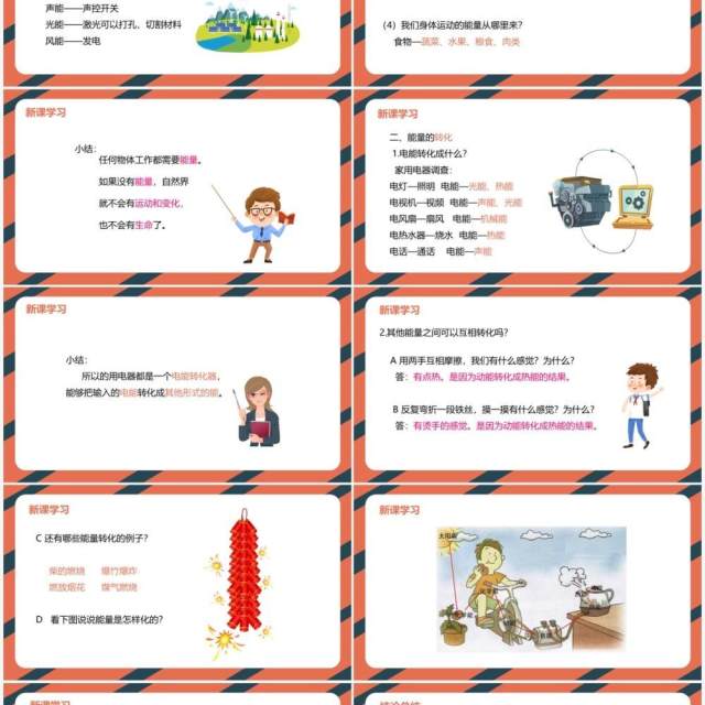 教科版六年级科学上册电能和能量PPT模板 教科版六年级科学上册电能和能量PPT模板