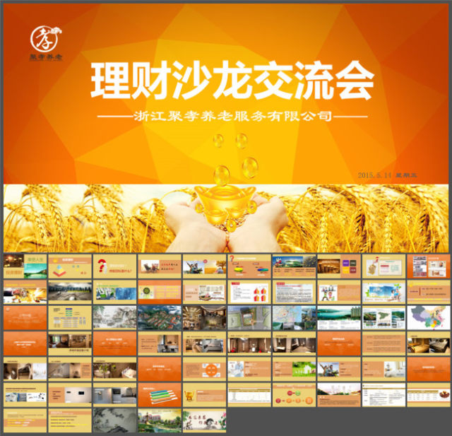 金融投资理财沙龙交流会PPT模板下载 金融投资理财沙龙交流会PPT模板下载
