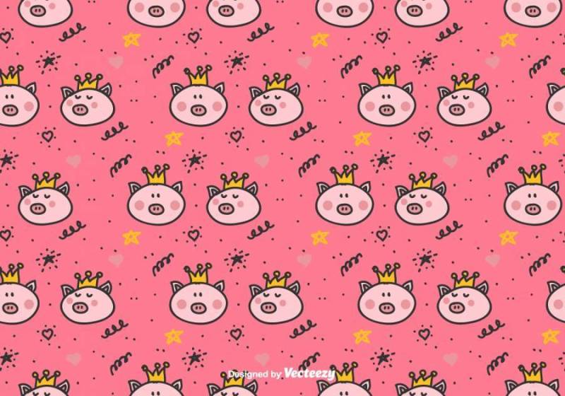 公主猪矢量模式