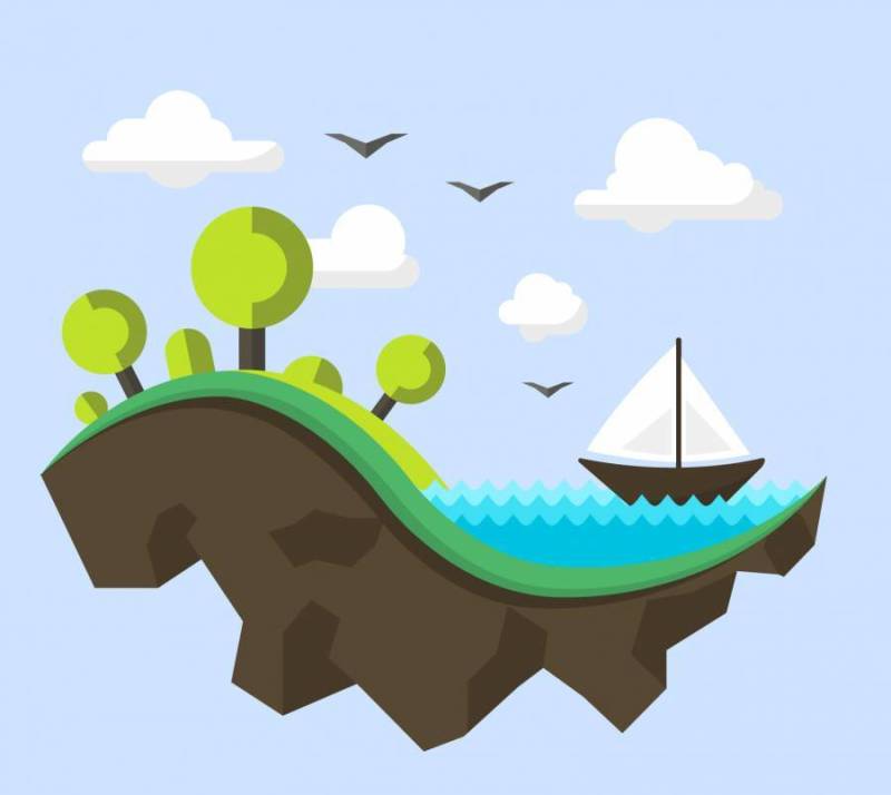 平坦的景观设计