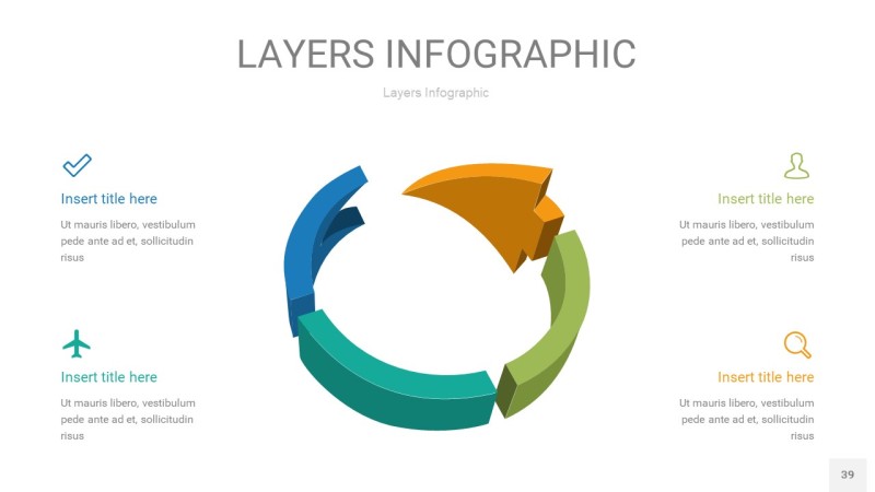 多彩3D分层PPT信息图39