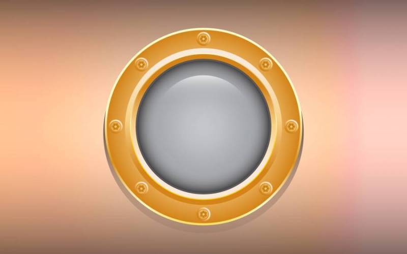 圆的舷窗传染媒介